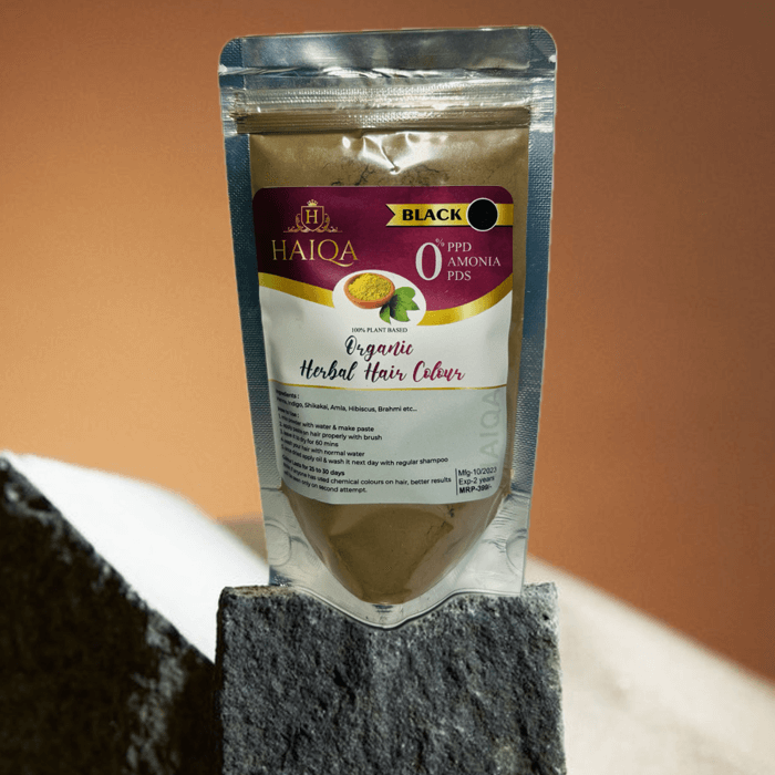 Haiqa 100% Organic Herbal Hair Colour-Black